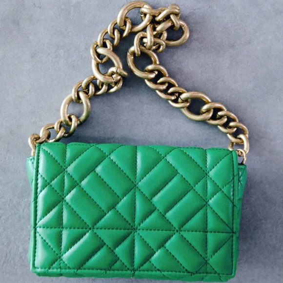 Zara Bags Zara Quilted Chain Strap Shoulder Bag Poshmark